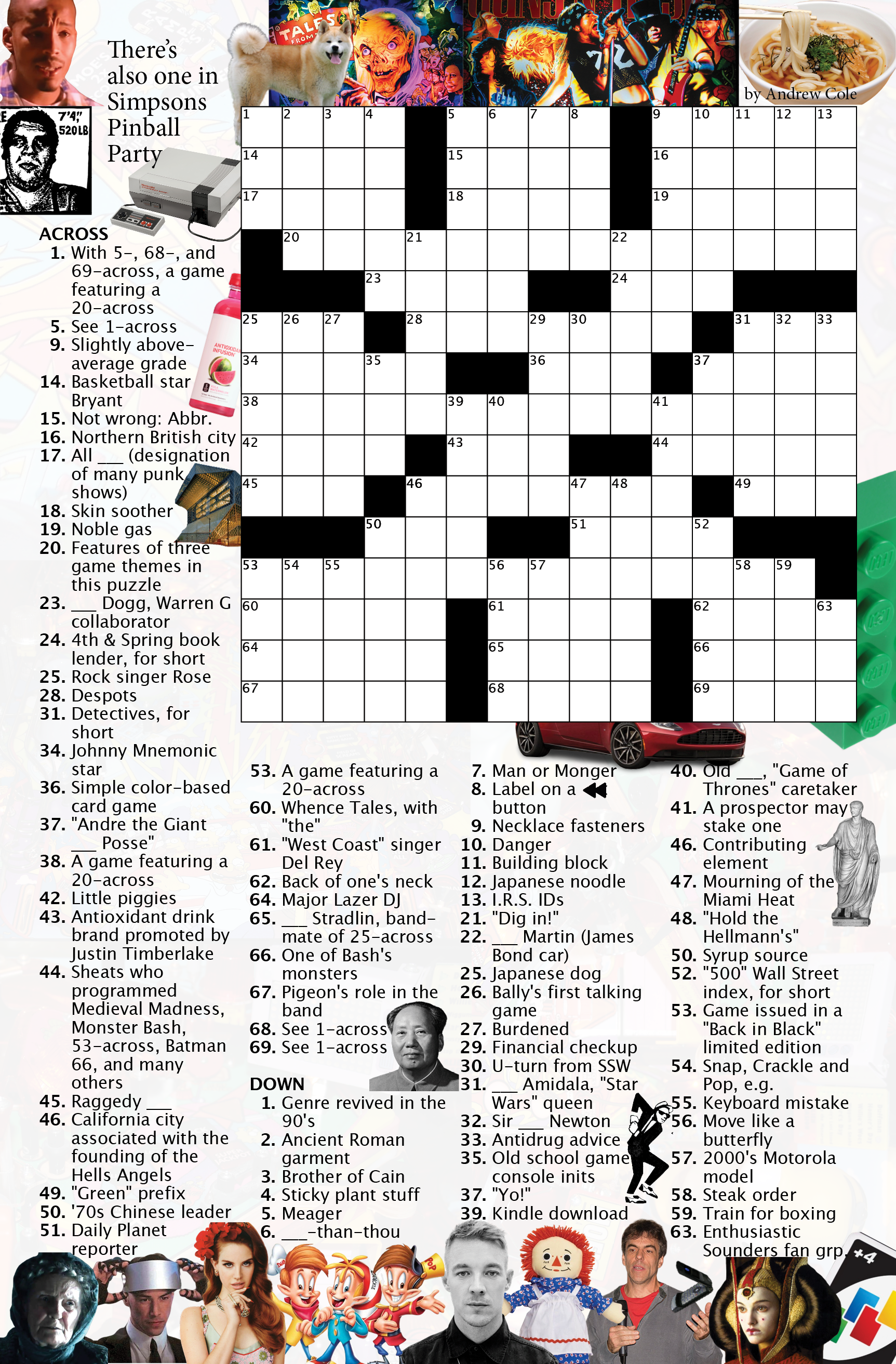 An image of the Skill Shot 55 Crossword puzzle